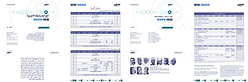 adaptions DW-RADIO program- and frequency-flyers